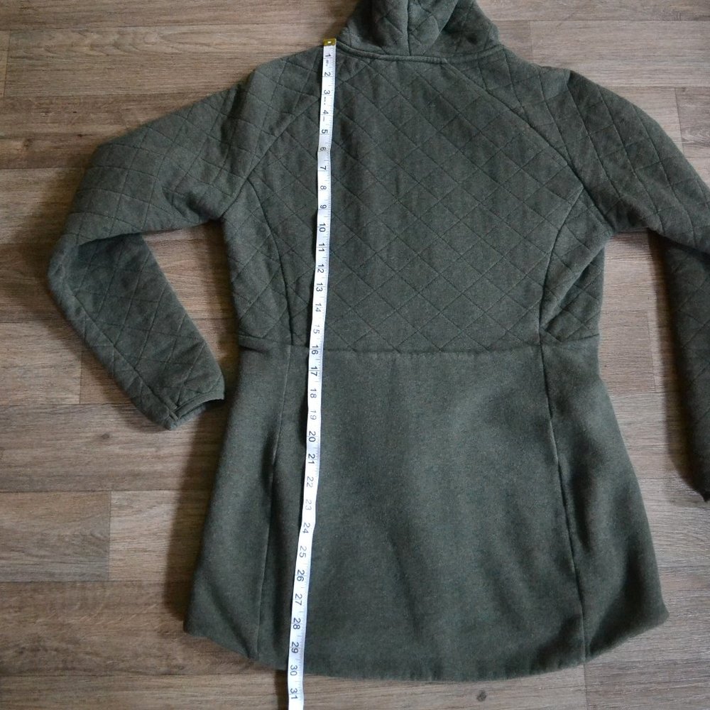 NWT The North Face Olive Green Quilted Tunic Jacket Size Medium - Picture 4 of 6